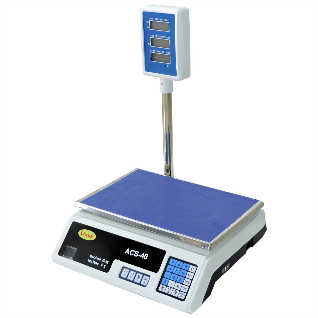 BALANZA ACS-D1 40KG CON TORRE LINUX (AGOTADO)