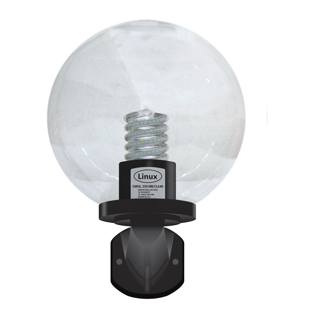 LAMPARA DE PARED ILX-250FAROL TRANSPARENTE LINUX