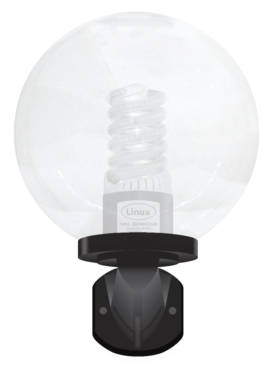 LAMPARA DE PARED ILX-300FAROL SEMI-OPAL LINUX